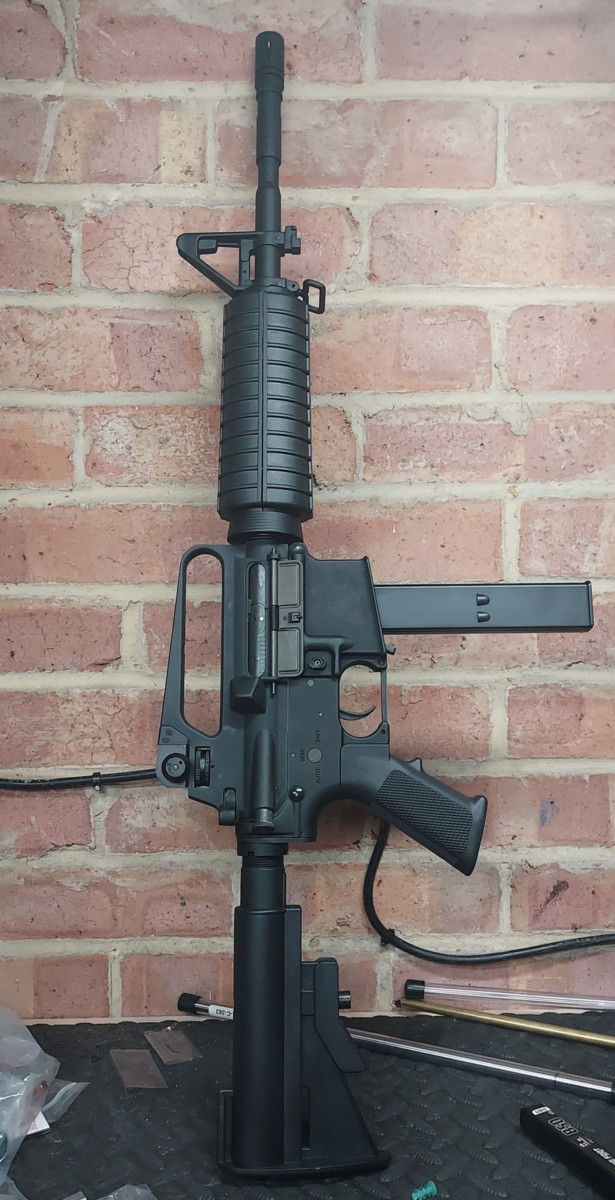 M16 A2 9mm CARBINE BUILD COMPLETED