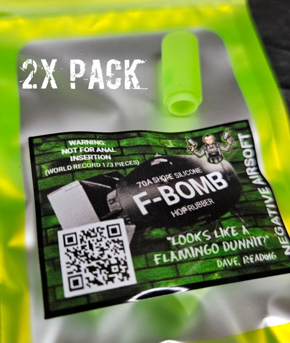 F-Bomb AEG Type Hop Rubber (2x pack)