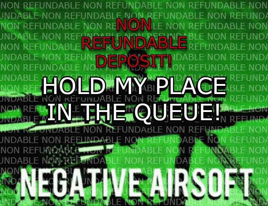 HOLD MY PLACE IN THE QUEUE!